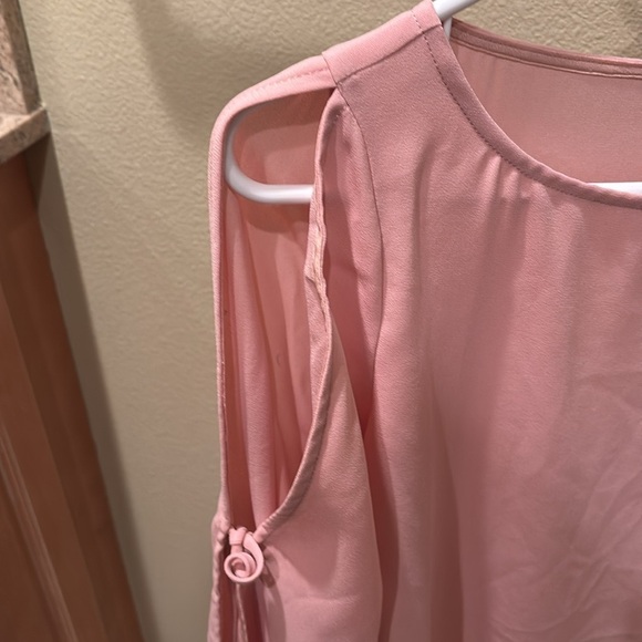 Wilfred woman's baby pink long sleeve top with ties on the sleeves - Picture 4 of 10